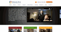 Desktop Screenshot of edmundrice.ie